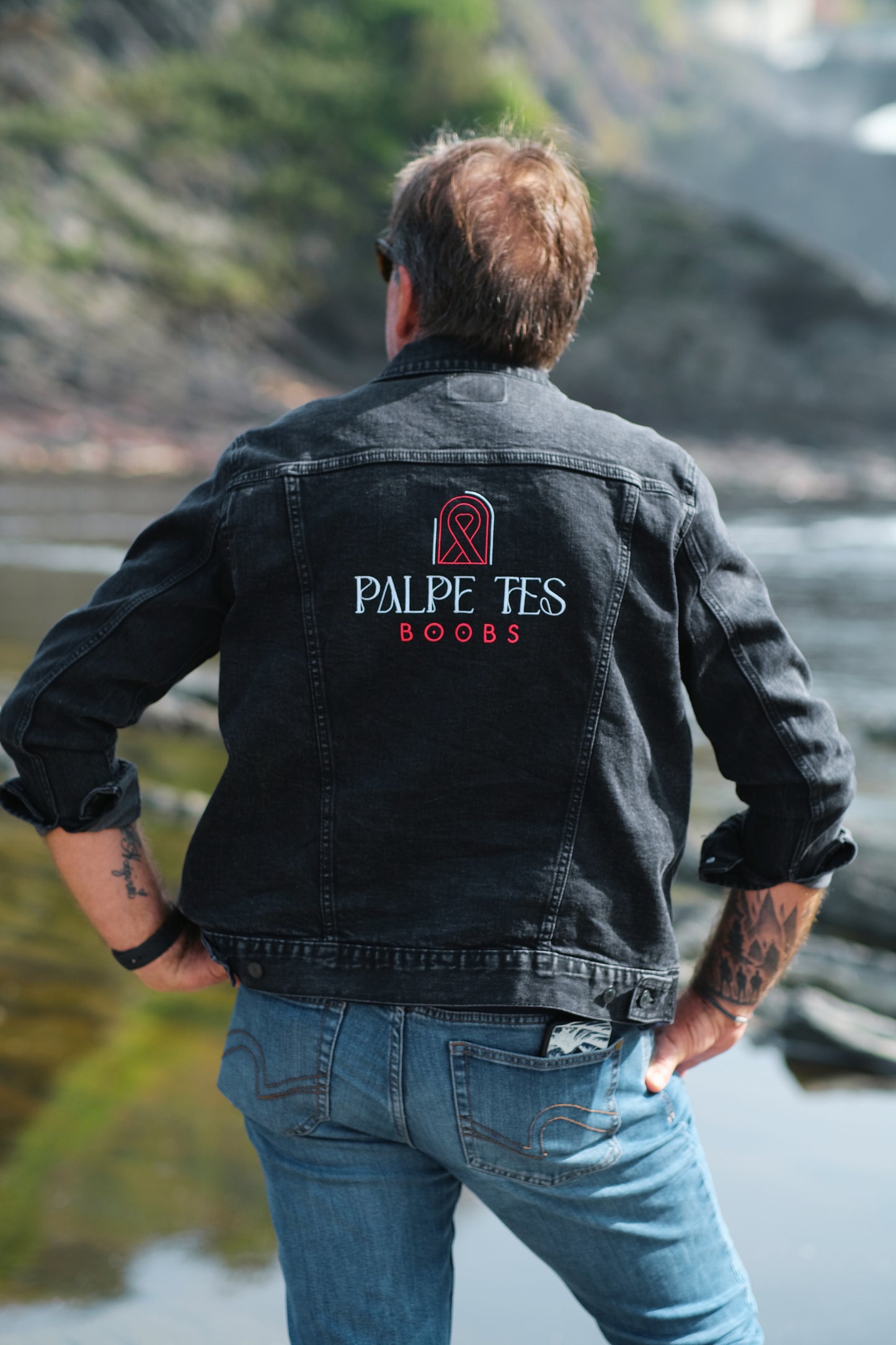 Veste en Jean Palpe tes boobs